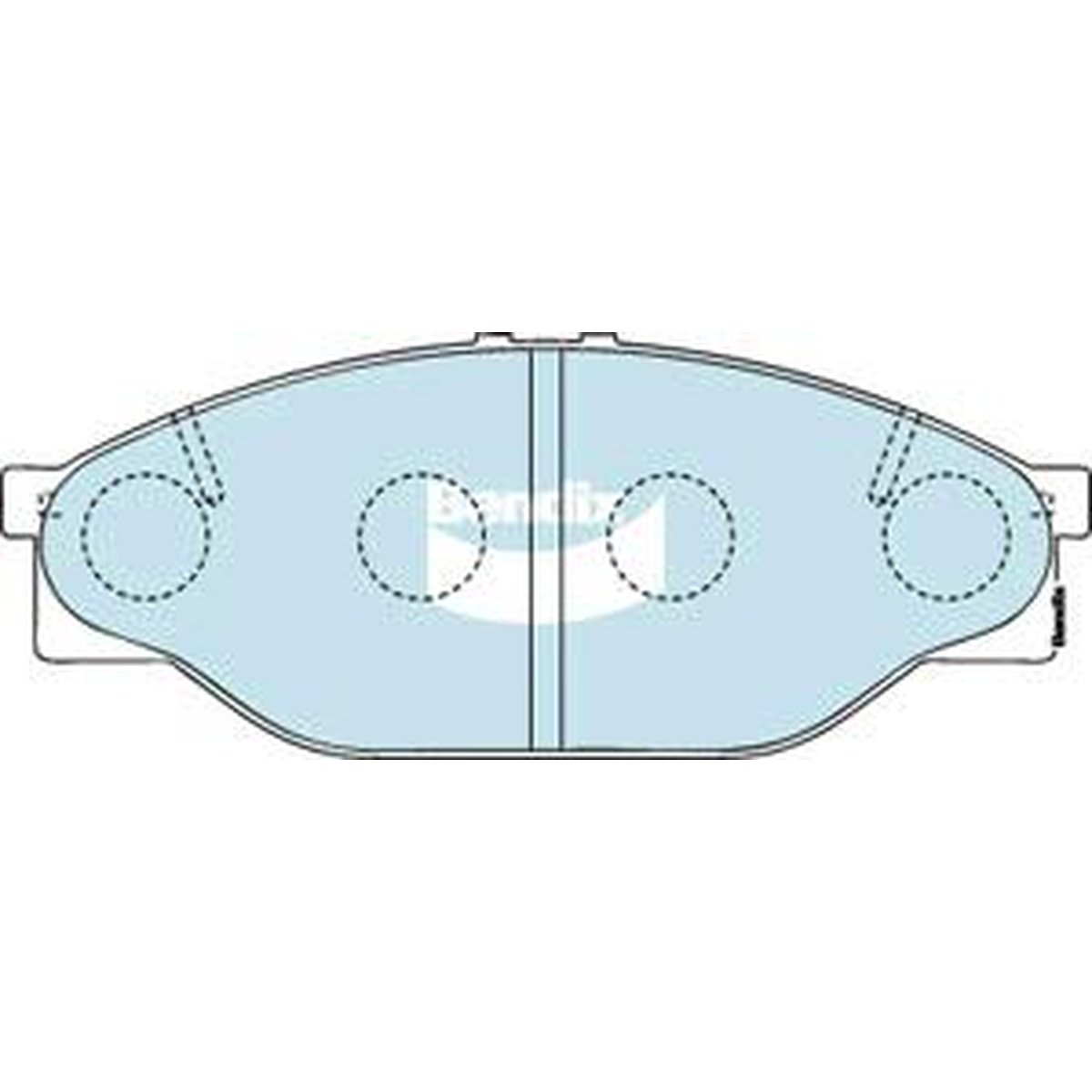 Bendix Heavy Duty Brake Pad Set Front DB1205 HD