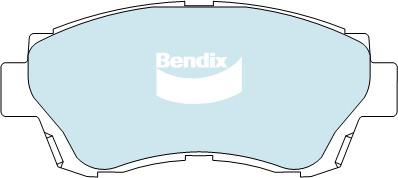 Bendix General CT Brake Pad Set Front DB1209 GCT