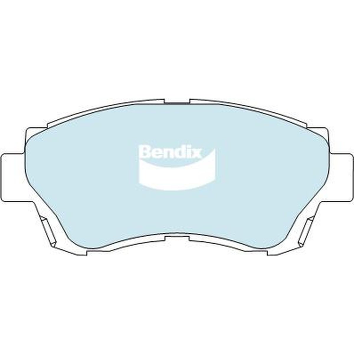 Bendix Protrans Brake Pad Set Front DB1209 PR