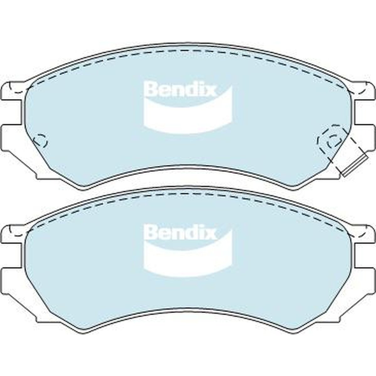 Bendix General CT Brake Pad Set Front DB1214 GCT