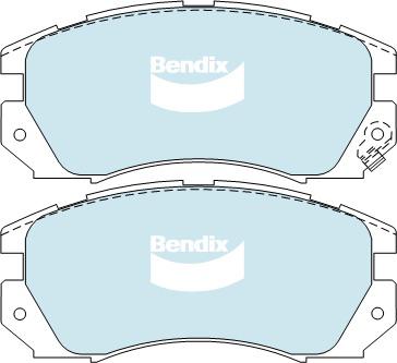 Bendix General CT Brake Pad Set Front DB1219 GCT