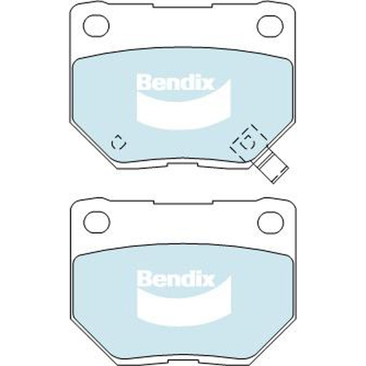 Bendix General CT Brake Pad Set Rear DB1220 GCT