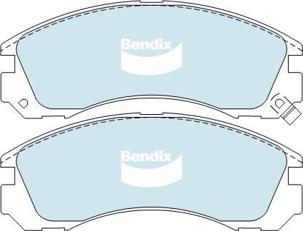 Bendix Ultimate Brake Pad Set Front DB1223 ULT