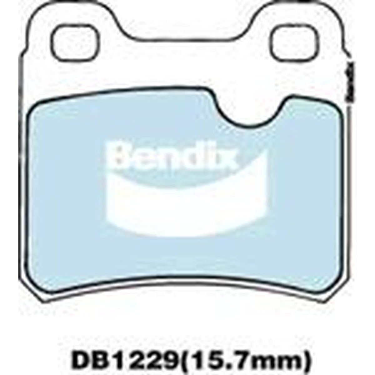 Bendix EURO Brake Pad Set Rear DB1229 EURO+