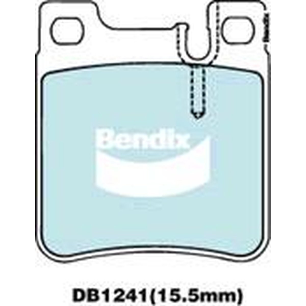 Bendix EURO Brake Pad Set Rear DB1241 EURO+