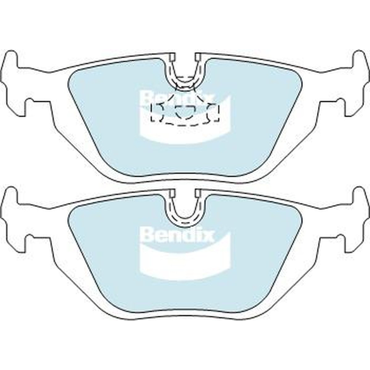 Bendix EURO Brake Pad Set Rear DB1245 EURO+