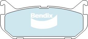 Bendix General CT Brake Pad Set Rear DB1254 GCT