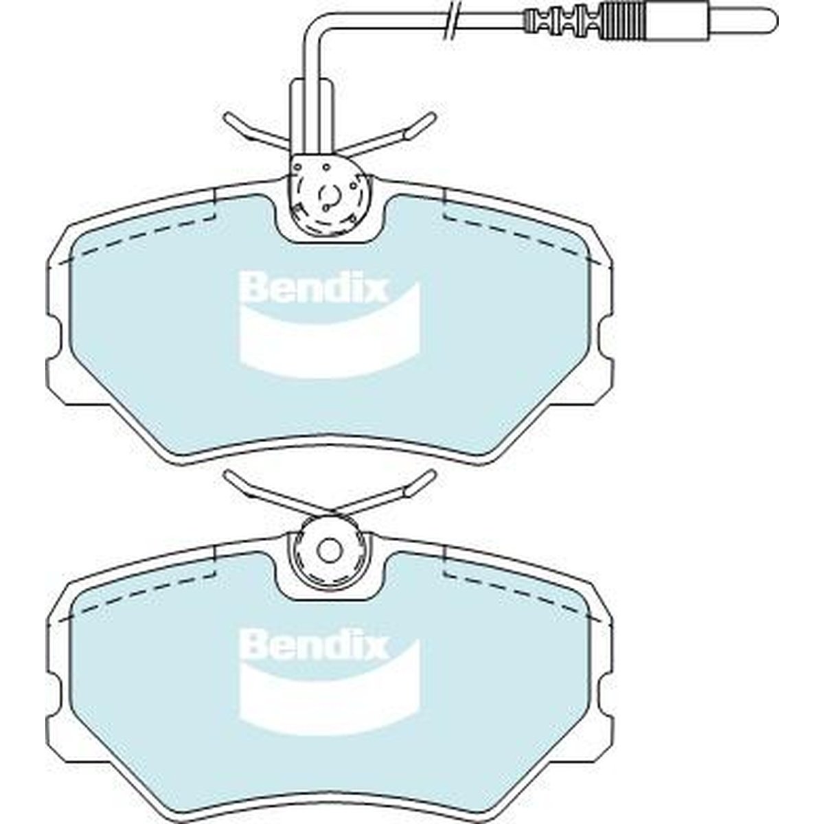 Bendix General CT Brake Pad Set Front DB1258 GCT