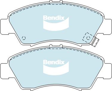 Bendix Heavy Duty Brake Pad Set Front DB1262 HD