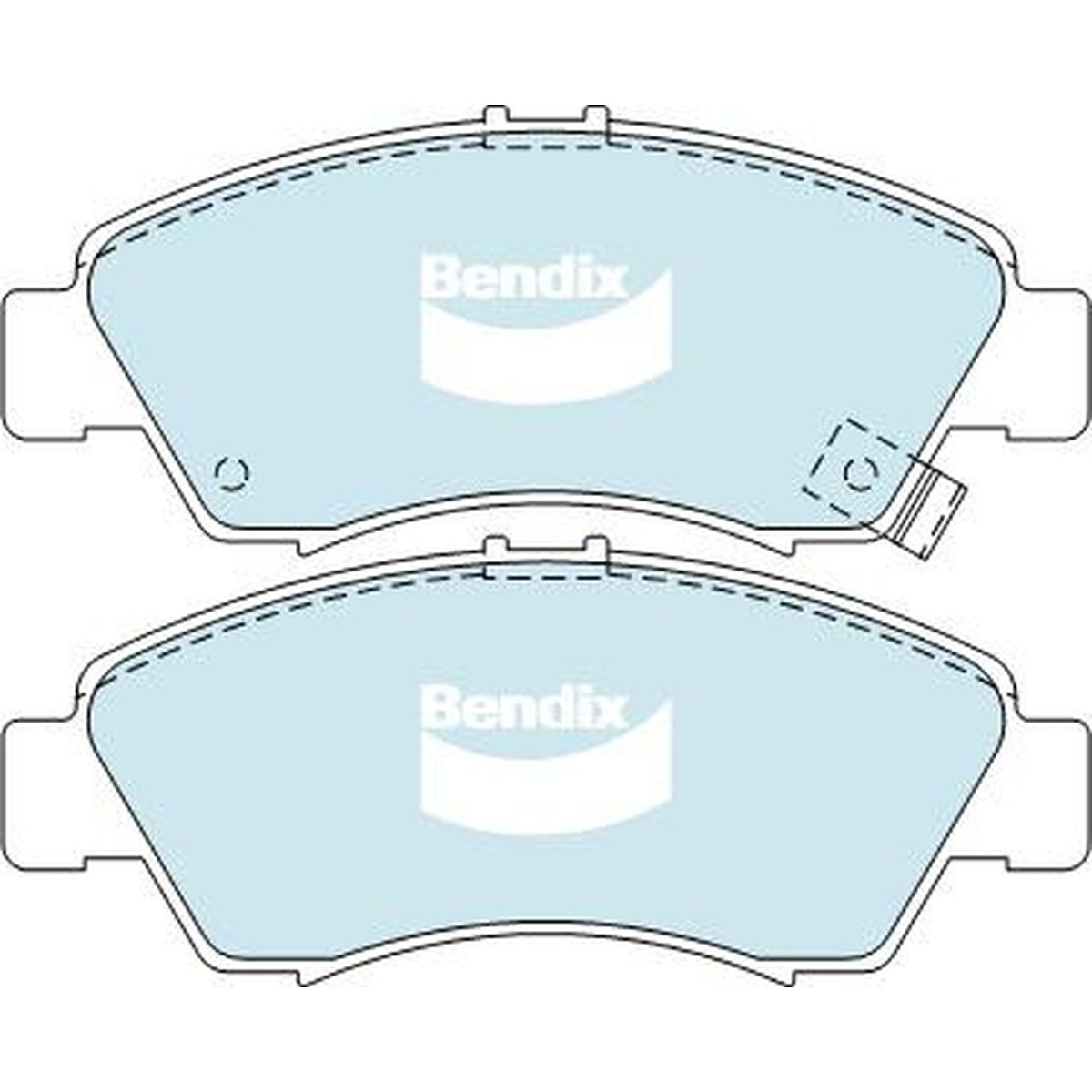 Bendix General CT Brake Pad Set Front DB1262 GCT