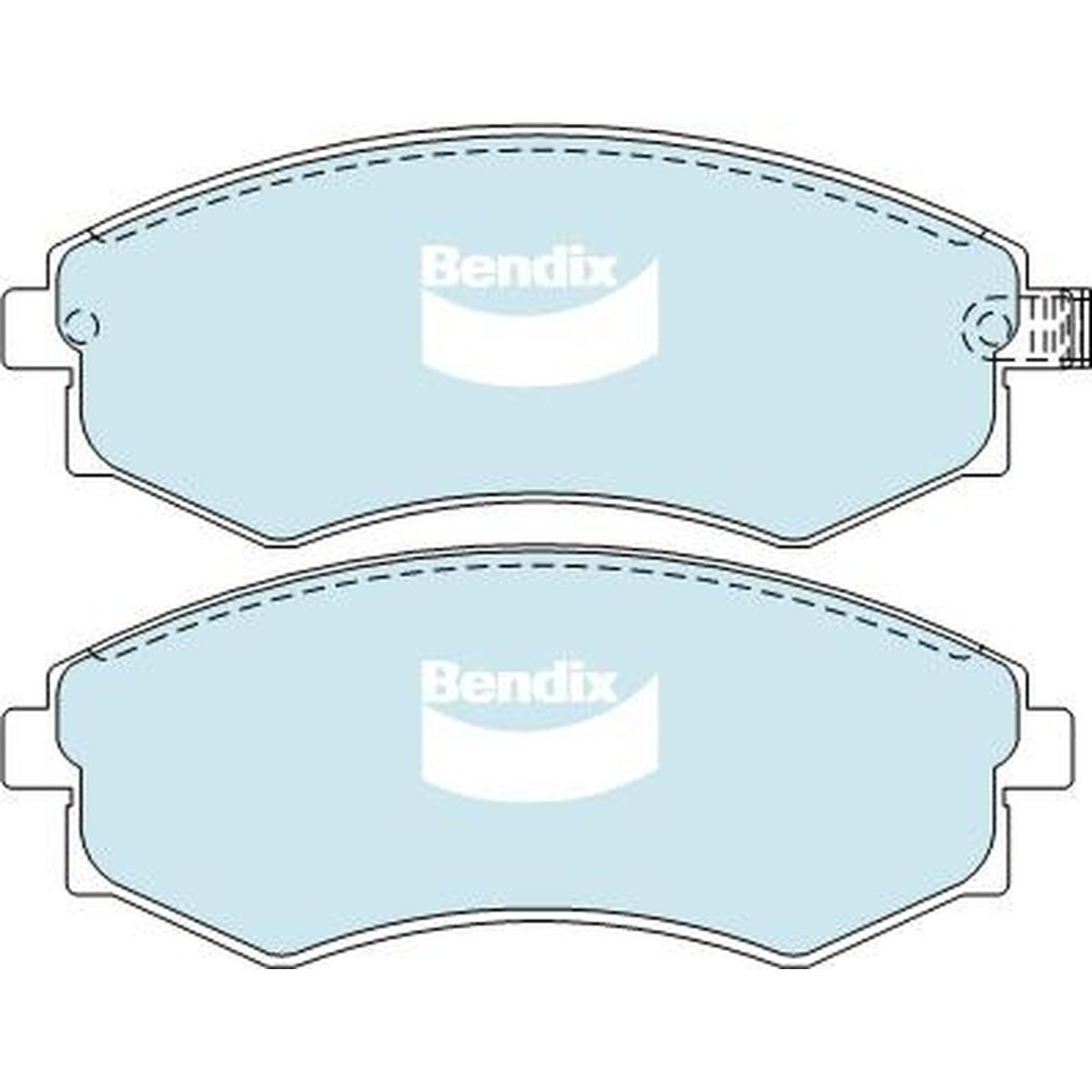 Bendix Heavy Duty Brake Pad Set Front DB1263 HD