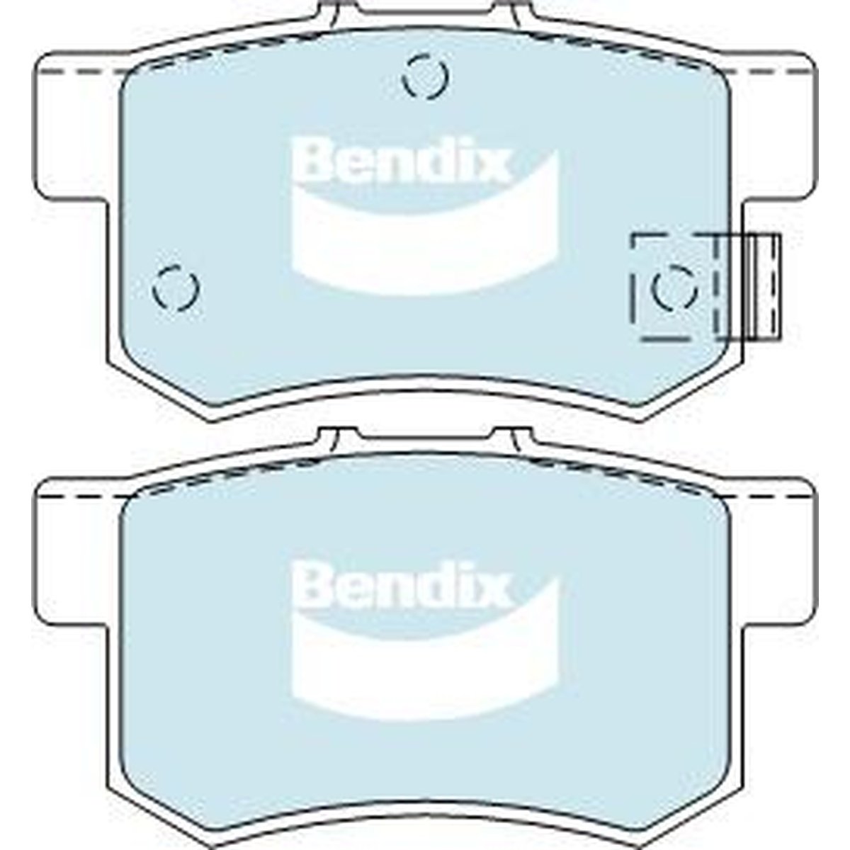 Bendix General CT Brake Pad Set Rear DB1265 GCT