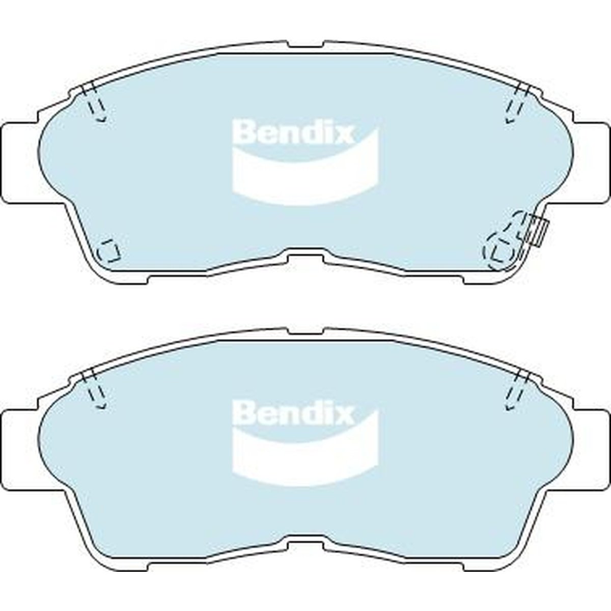Bendix Heavy Duty Brake Pad Set Front DB1267 HD