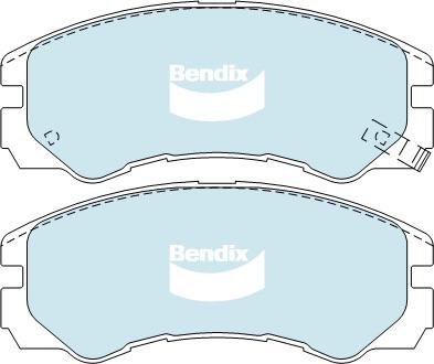Bendix General CT Brake Pad Set Front DB1270 GCT