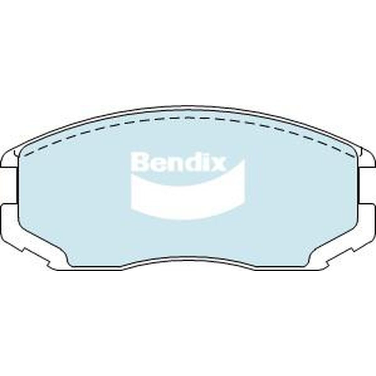Bendix General CT Brake Pad Set Front DB1277 GCT