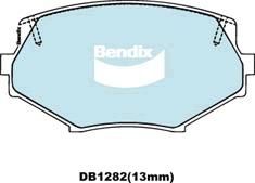 Bendix Ultimate Brake Pad Set Front DB1282 ULT