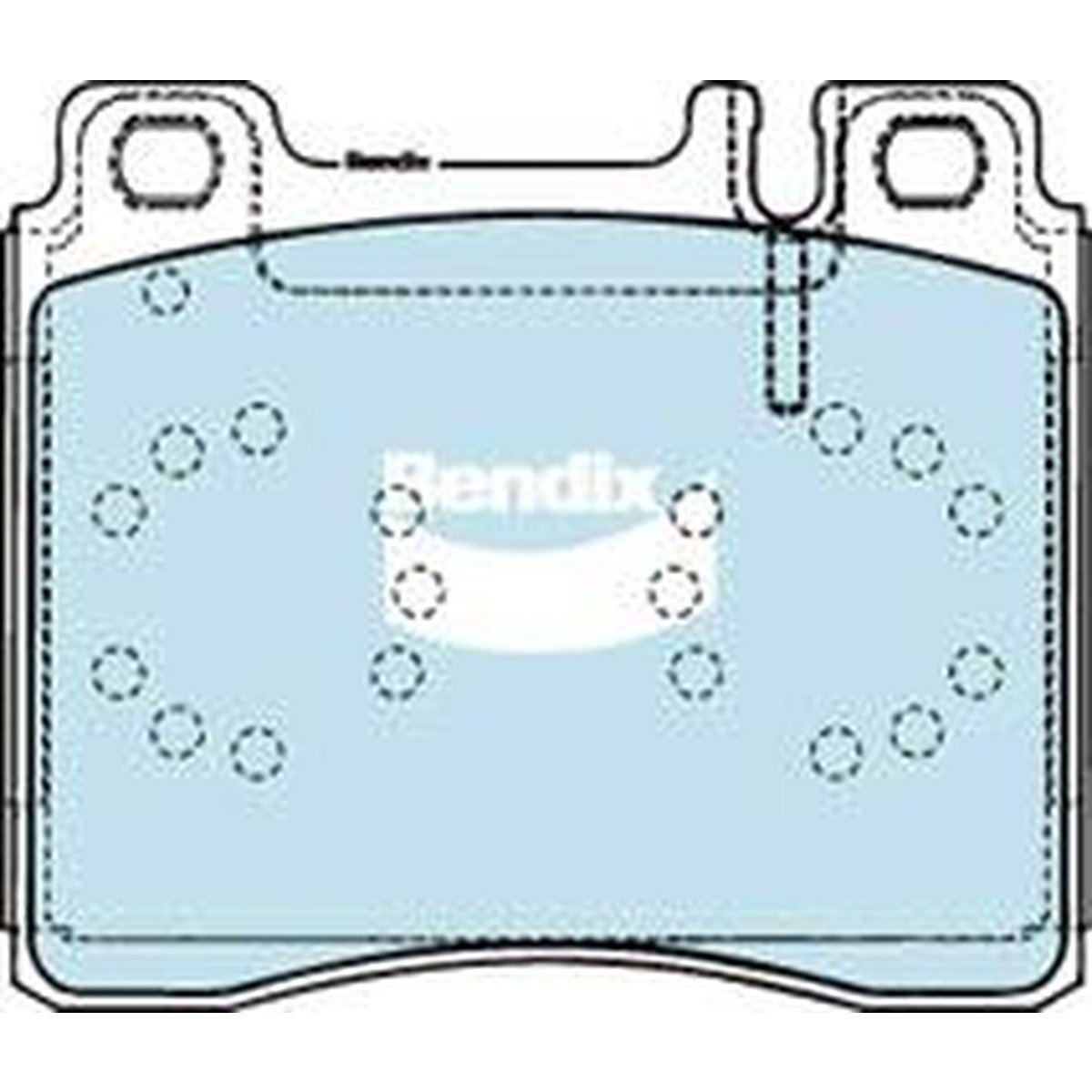 Bendix General CT Brake Pad Set Front DB1284 GCT