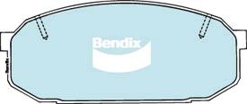 Bendix General CT Brake Pad Set Front DB1287 GCT