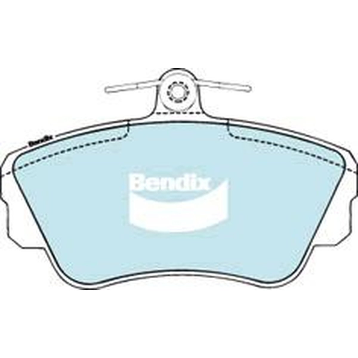 Bendix General CT Brake Pad Set Front DB1288 GCT