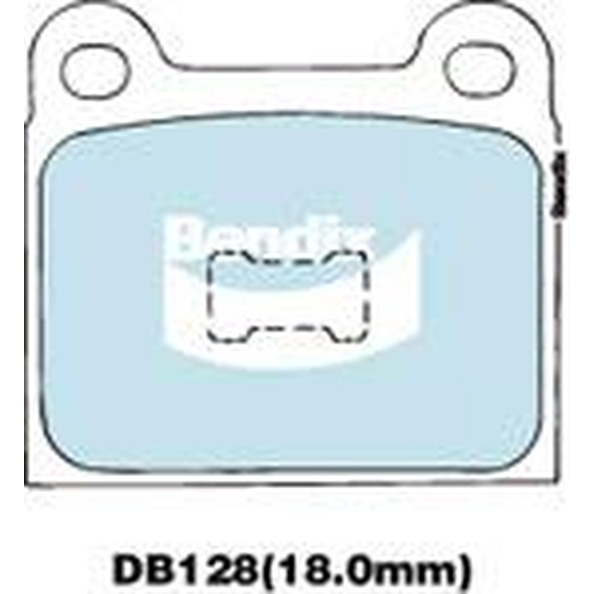 Bendix General CT Brake Pad Set Front DB128 GCT