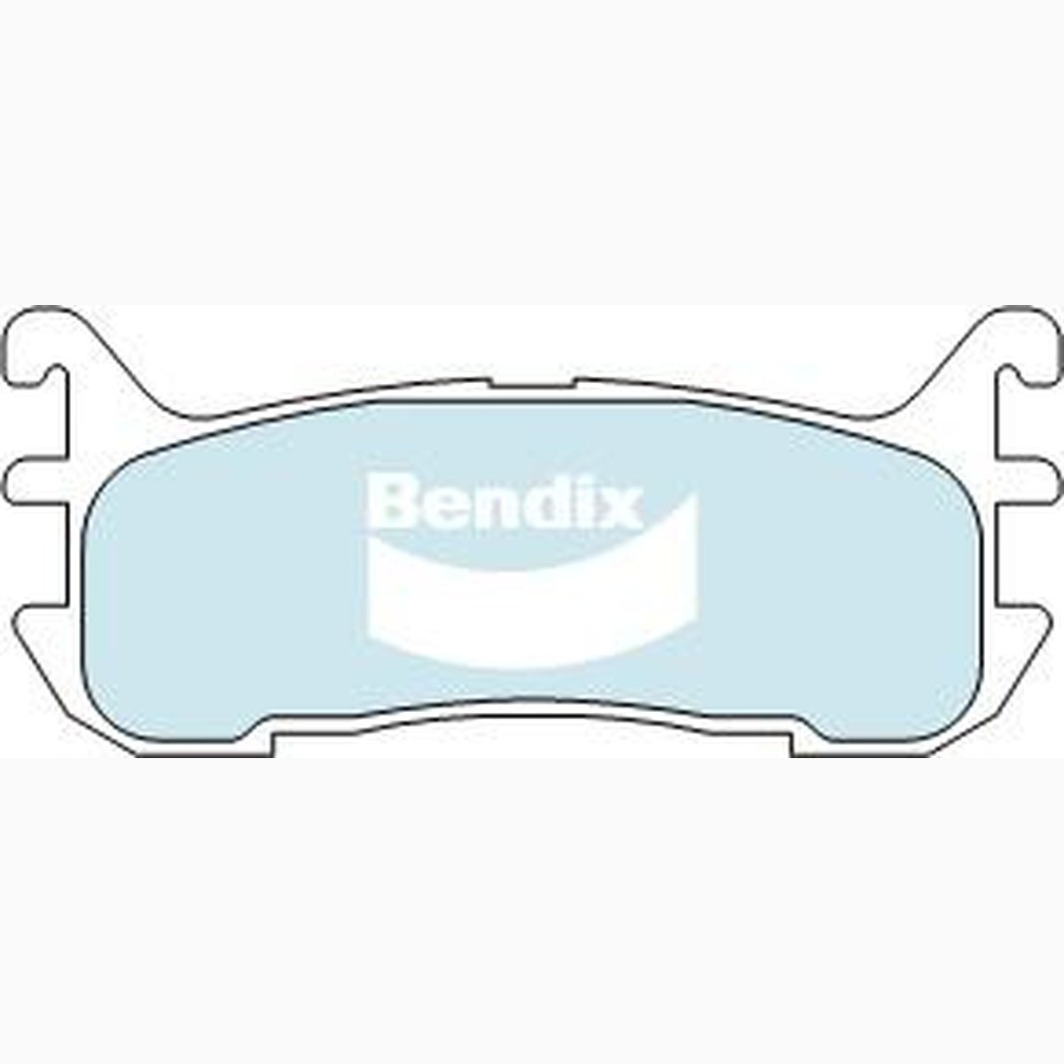 Bendix General CT Brake Pad Set Rear DB1291 GCT