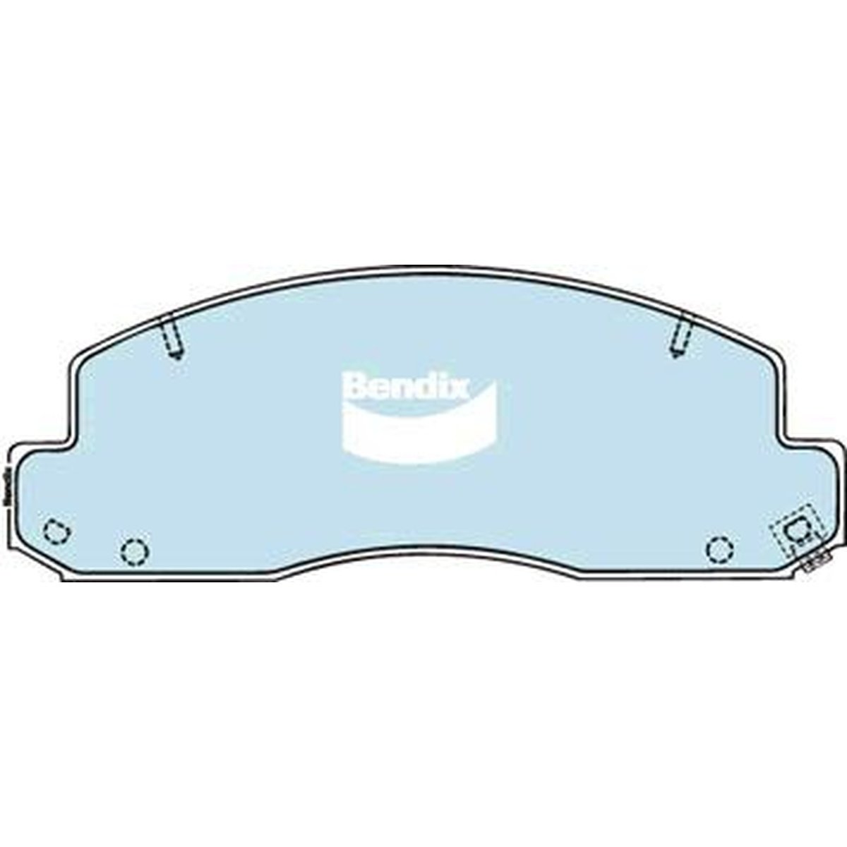 Bendix Heavy Duty Brake Pad Set Front DB1293 HD