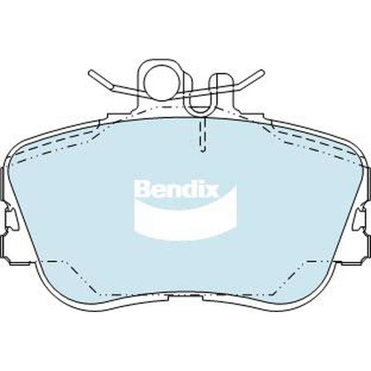 Bendix EURO Brake Pad Set Front DB1295 EURO+