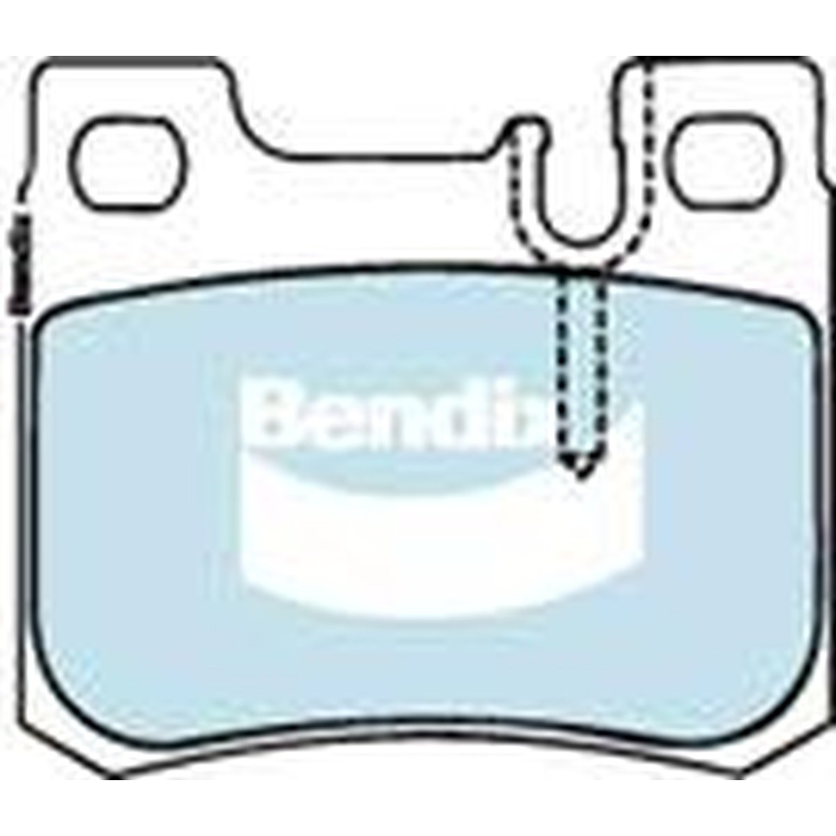 Bendix EURO Brake Pad Set Rear DB1296 EURO+