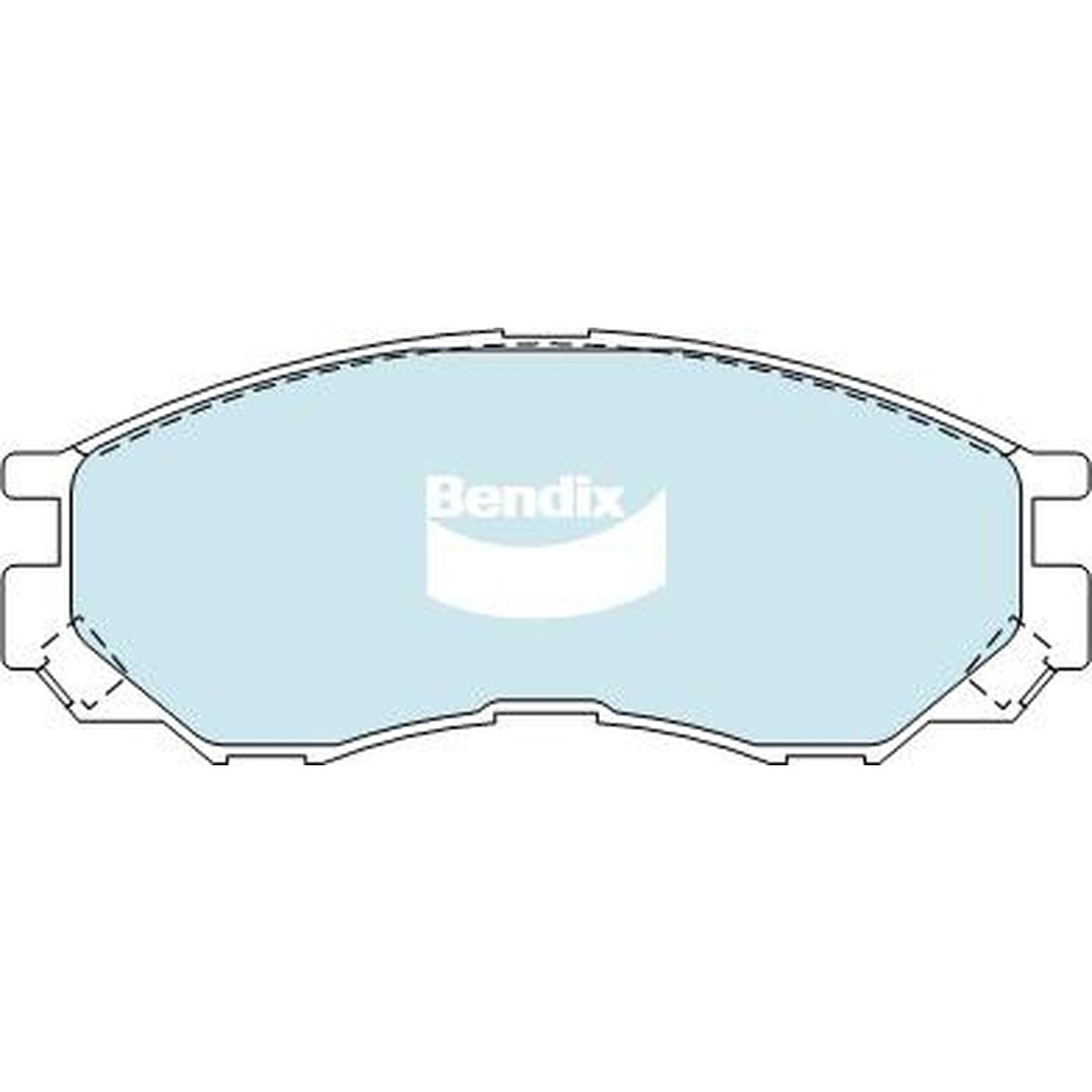 Bendix Heavy Duty Brake Pad Set Front DB1297 HD