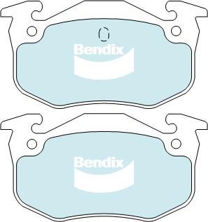 Bendix General CT Brake Pad Set Rear DB1301 GCT