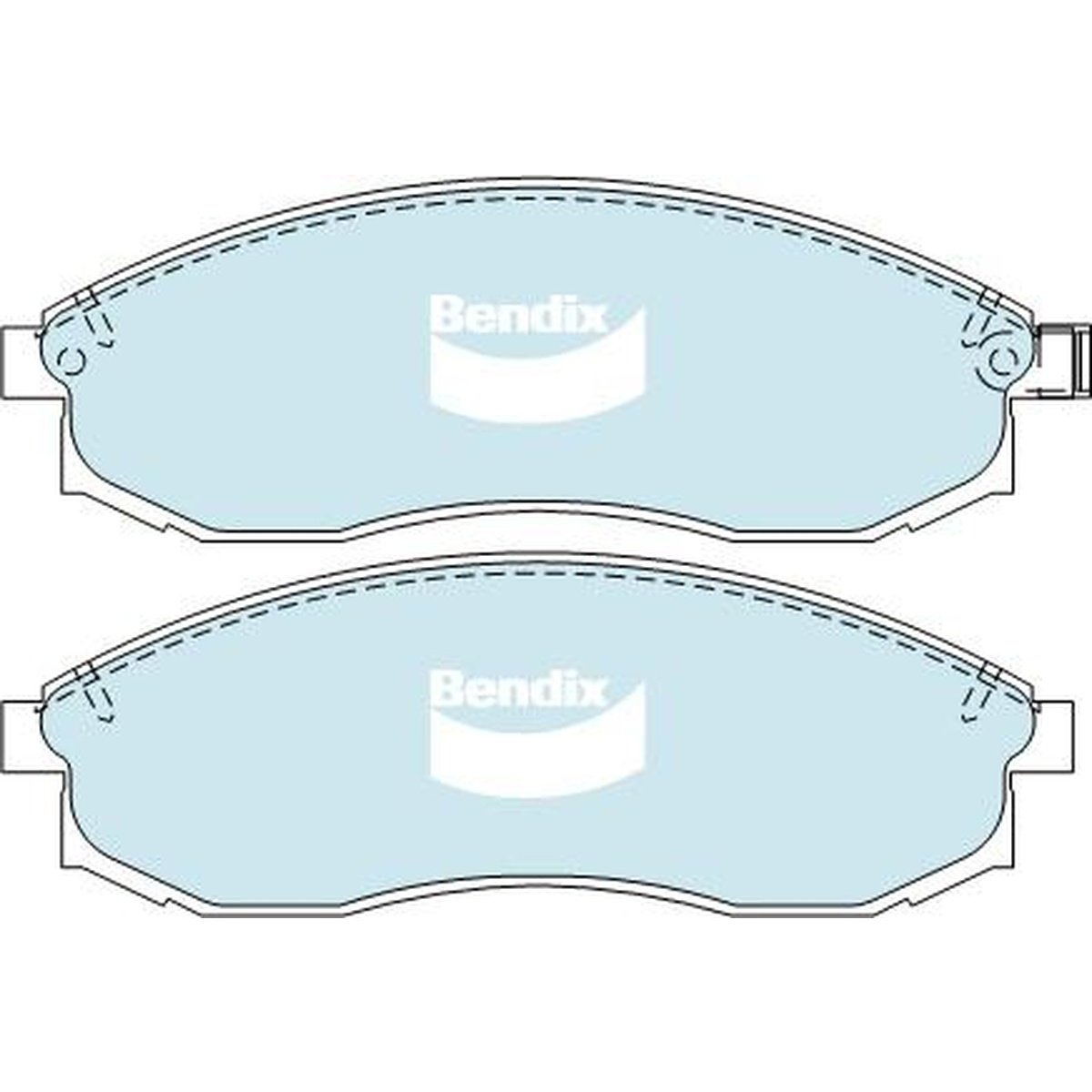 Bendix Heavy Duty Brake Pad Set Front DB1308 HD