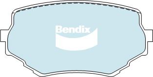 Bendix 4x4 Brake Pad Set Front DB1312 -4WD