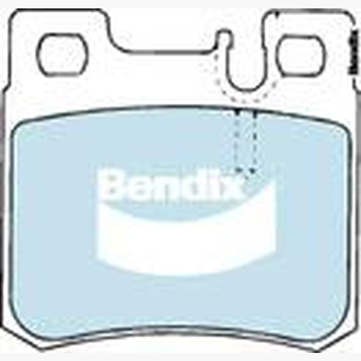 Bendix EURO Brake Pad Set Rear DB1321 EURO+