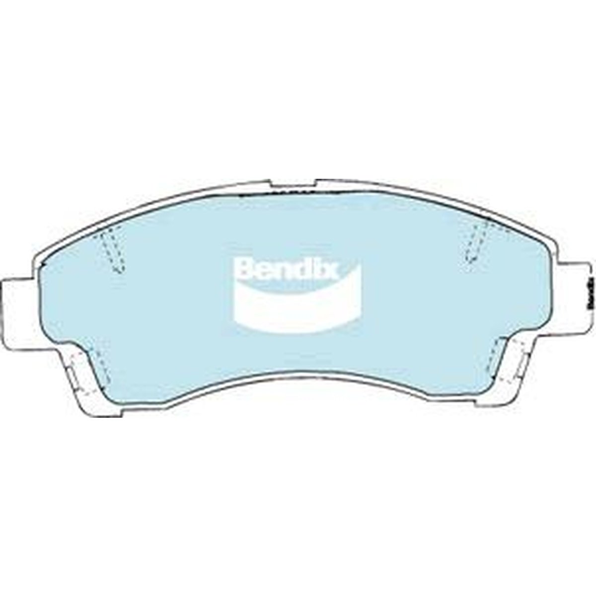 Bendix 4x4 Brake Pad Set Front DB1322 -4WD