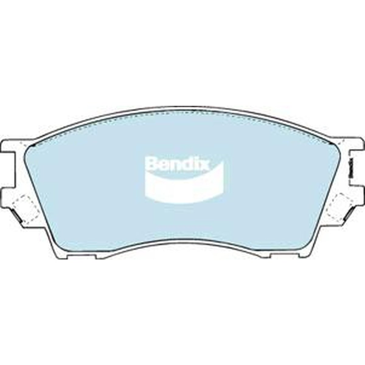 Bendix Protrans Brake Pad Set Front DB1326 PR