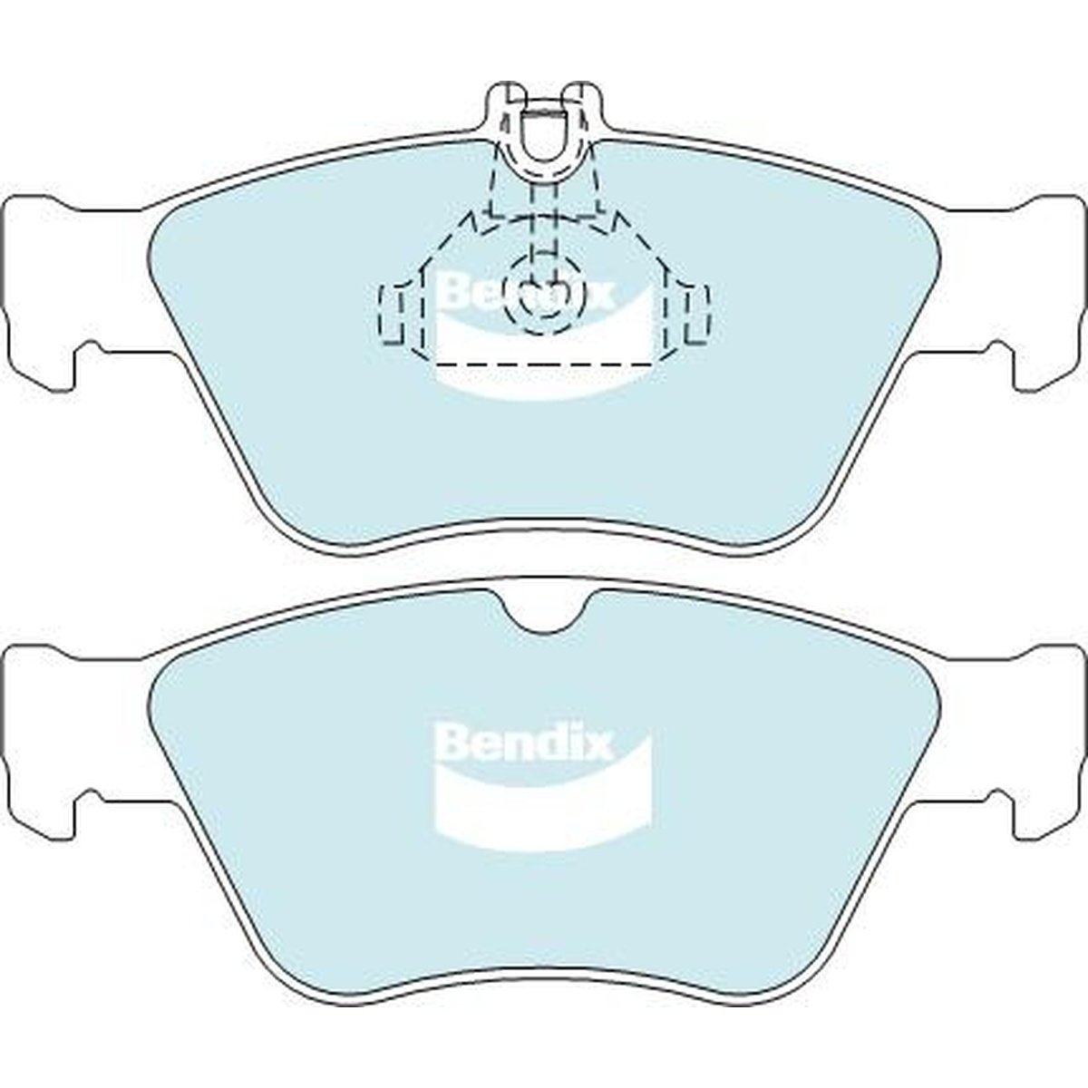 Bendix EURO Brake Pad Set Front DB1330 EURO+