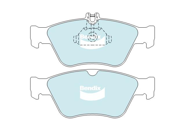 Bendix General CT Brake Pad Set Front DB1330 GCT