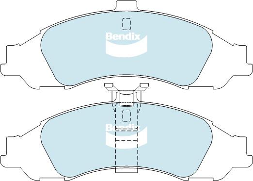 Bendix Ultimate+ Brake Pad Set Front DB1331 ULT+