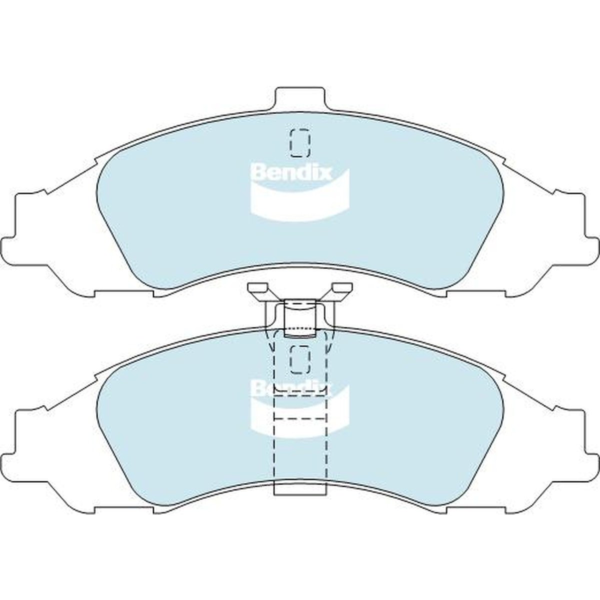 Bendix General CT Brake Pad Set Front DB1331 GCT