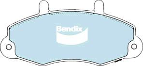 Bendix Protrans Brake Pad Set Front DB1340 PR
