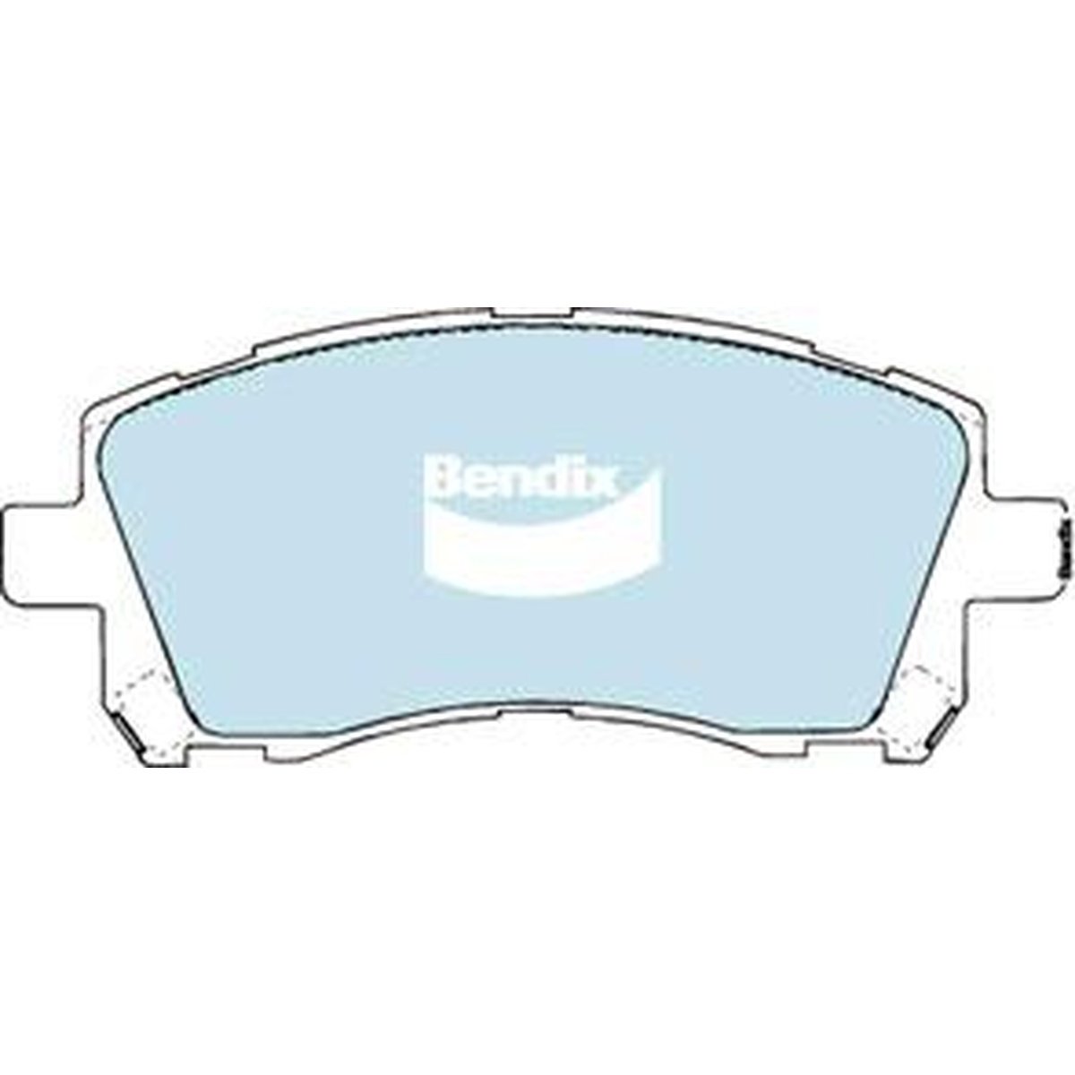Bendix Heavy Duty Brake Pad Set Front DB1342 HD