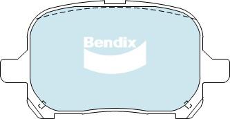 Bendix General CT Brake Pad Set Front DB1345 GCT