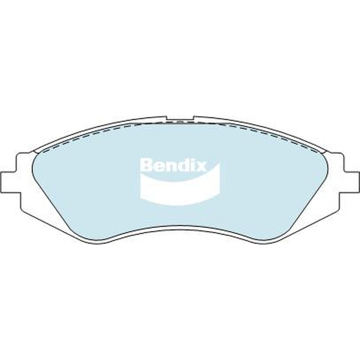 Bendix Protrans Brake Pad Set Front DB1347 PR