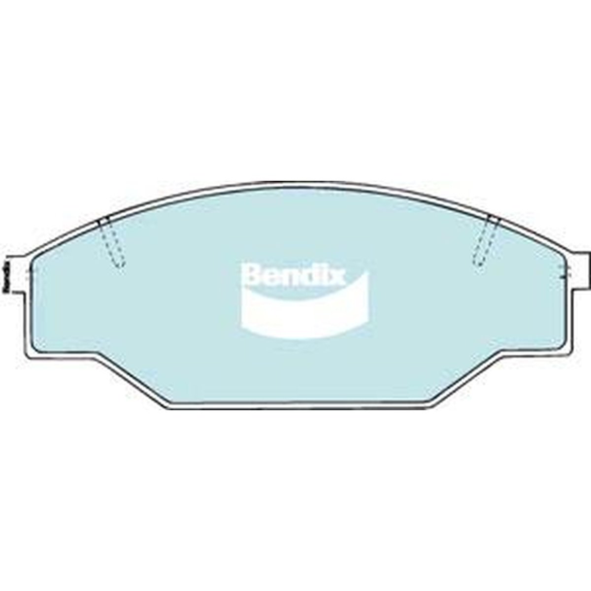 Bendix 4x4 Brake Pad Set Front DB1350 -4WD