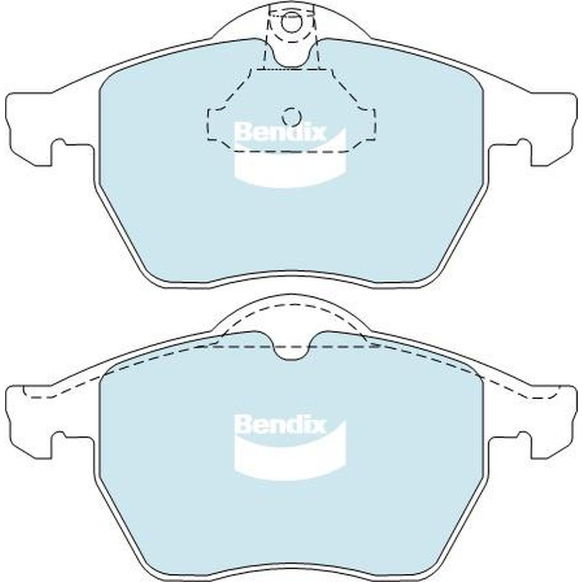 Bendix General CT Brake Pad Set Front DB1351 GCT