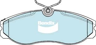 Bendix 4x4 Brake Pad Set Front DB1357 -4WD