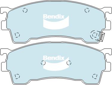 Bendix Protrans Brake Pad Set Front DB1362 PR