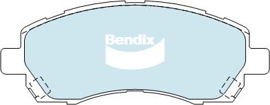 Bendix General CT Brake Pad Set Front DB1363 GCT
