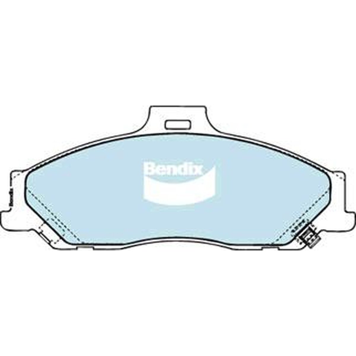 Bendix Heavy Duty Brake Pad Set Front DB1366 HD
