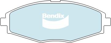 Bendix General CT Brake Pad Set Front DB1368 GCT